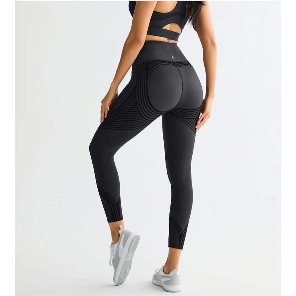 Orolay FlexSeam High-Waisted Signature 7/8 Support Leggings Black Womens Small